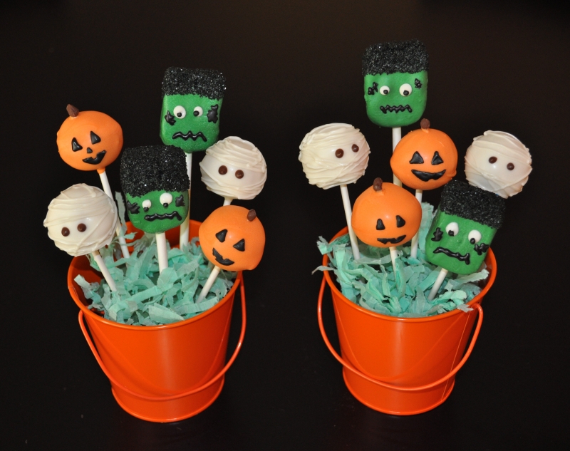 cake pops para halloween