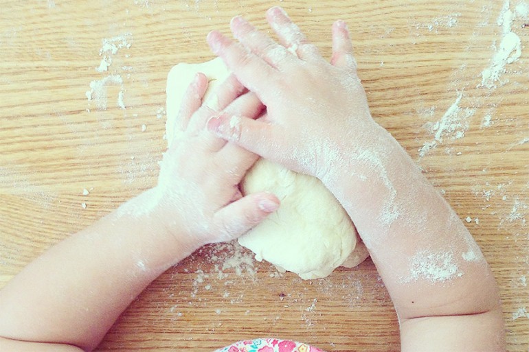 receta de pizza casera para hacer con niños