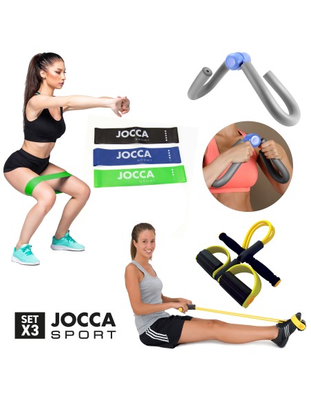Jocca Training Pack: Extensor de remo, exercitador...