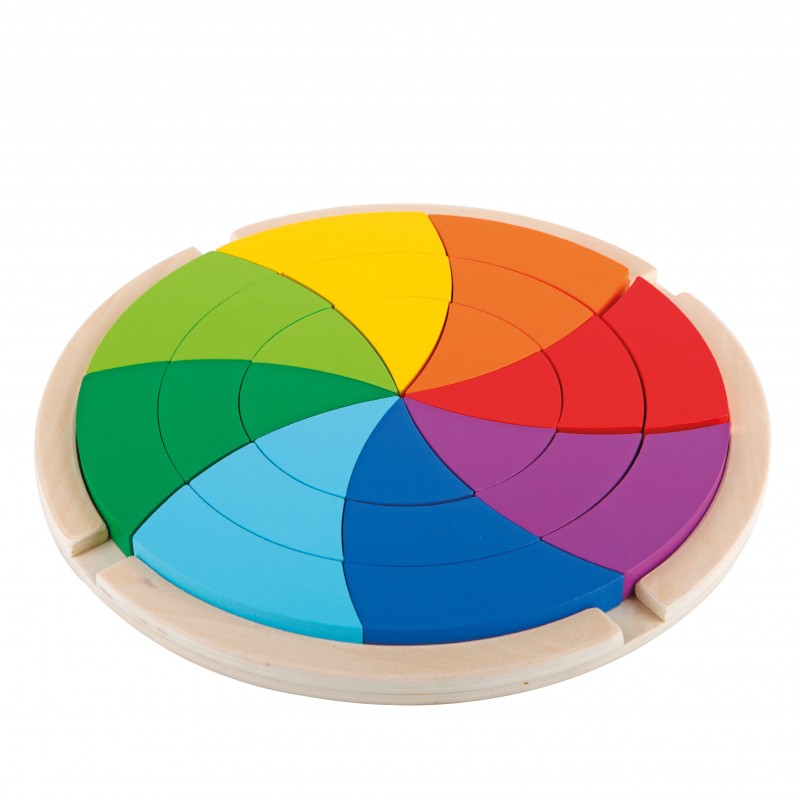 Chromatische cirkel speelgoed