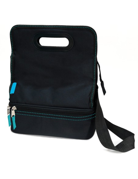 BOLSA TÉRMICA DOBLE CON TUPPER SURTIDA