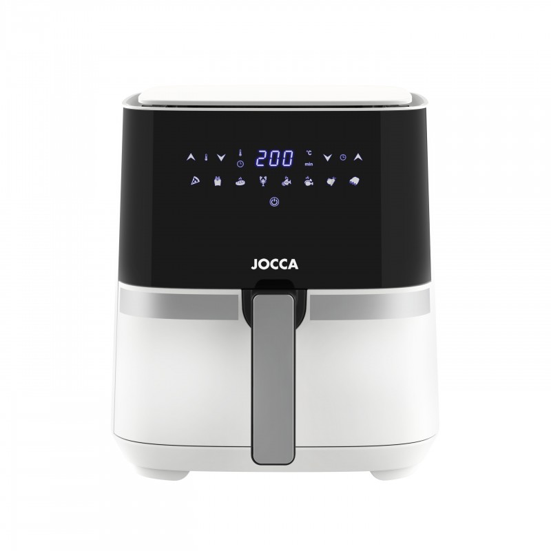 Hvit 5L Digital Air Fryer - Square