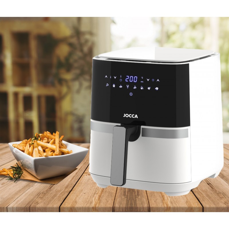L WHITE SQUARE DIGITAL AIR FRYER 5