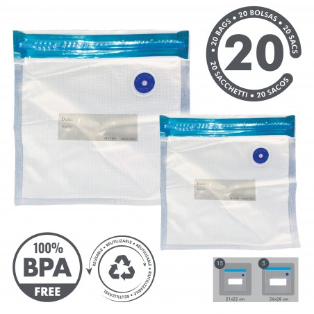 20 VACÍO BOLS for RECARGABLE ENVIRONMENT WITH 5 INCLUDED BOLS