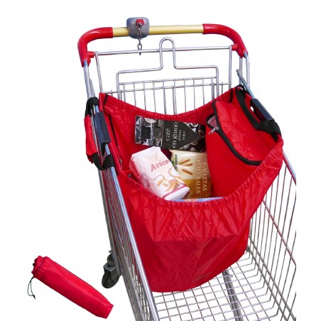 BOLSA PARA CARRO CON BOLSILLO PARA CONGELADOS