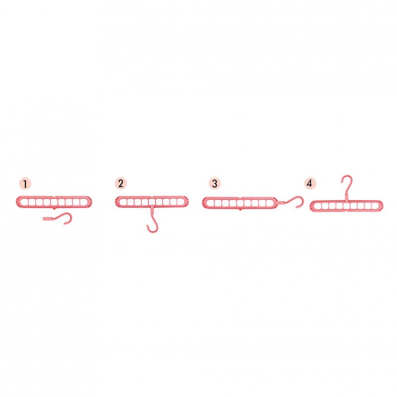 Indstil 2 multifunktions folding bøjler