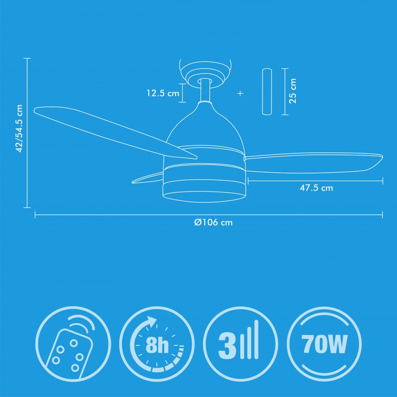 CEILING FAN WITH LIGHT