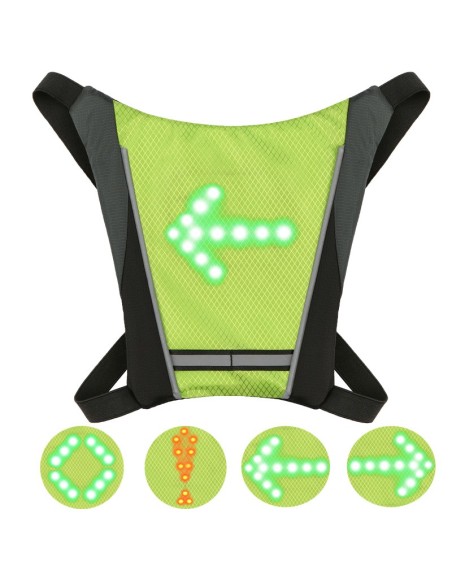 Vest for cyclists with indicators 2