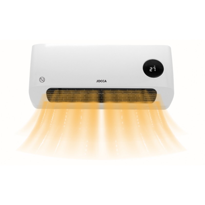 CALEFACTOR / VENTILADOR DE PARED CON MANDO