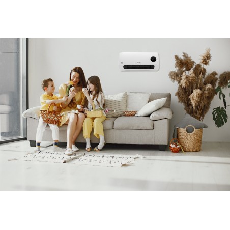 Verwarming / wandventilator met controle