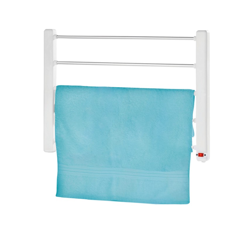 Wall-mounted electric towel rack