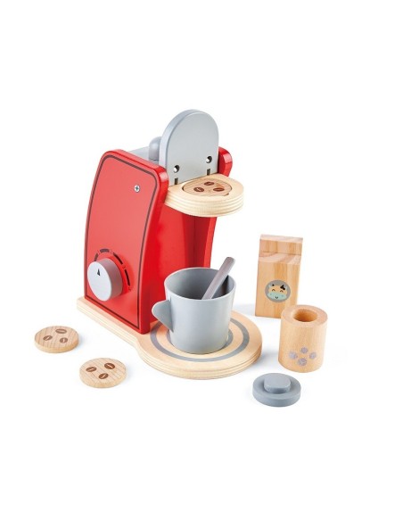 Houten speelgoed - koffiezetapparaat