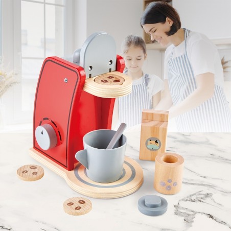 Houten speelgoed - koffiezetapparaat