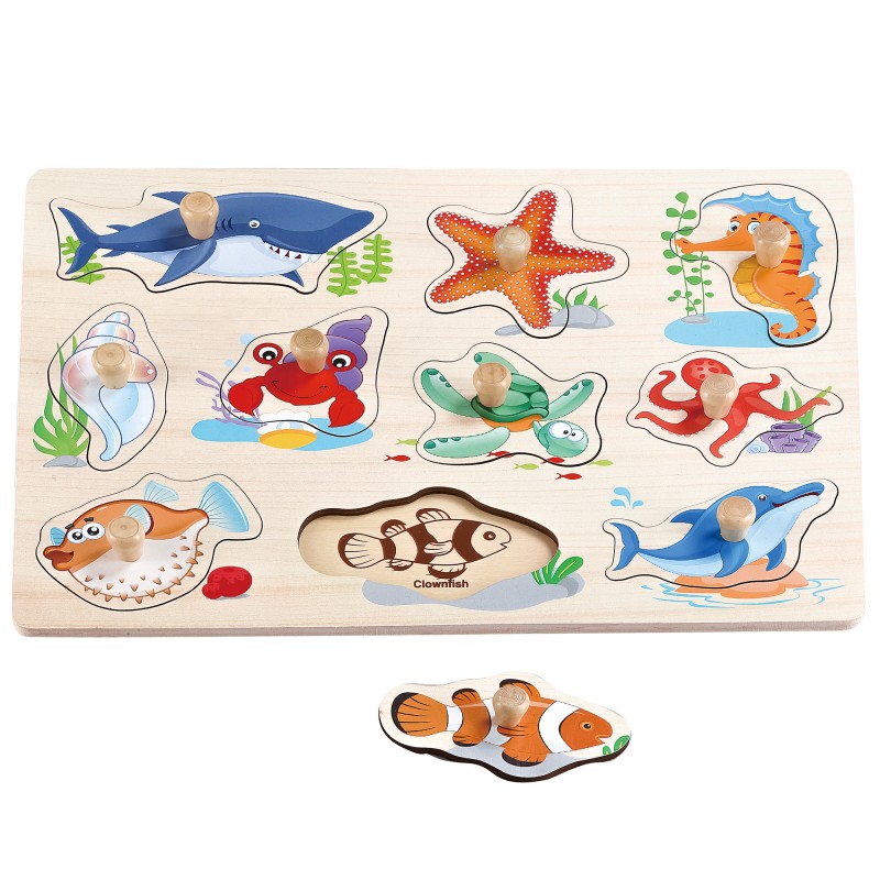 Animal Wood Puzzle / Cars - Assortiment