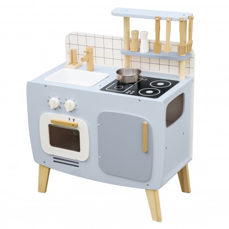 Houtkeukenkeuken met accessoires