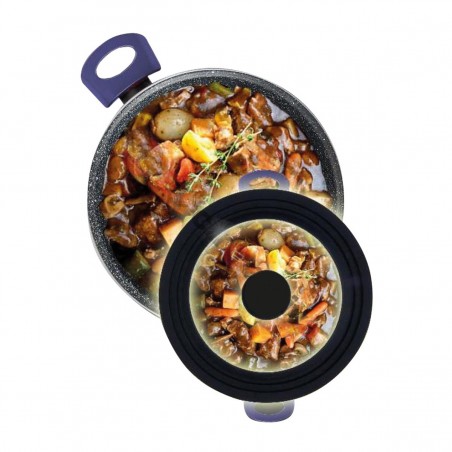 Glasslokk med silikon