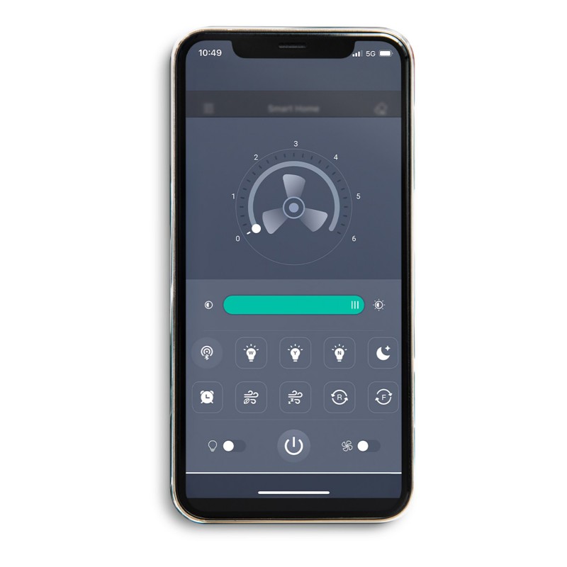 Plafondventilator plafond met bluetooth