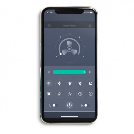Plafonul ventilatorului cu Bluetooth Bluetooth