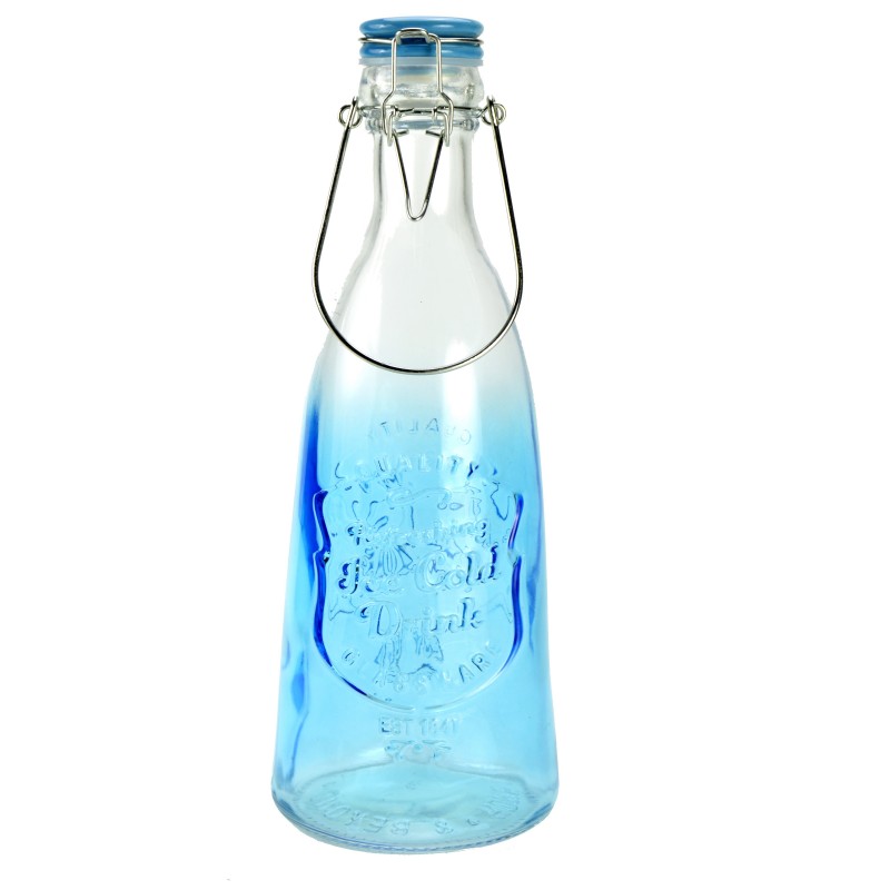 BOUTEILLE EN VERRE D'UN LITRE