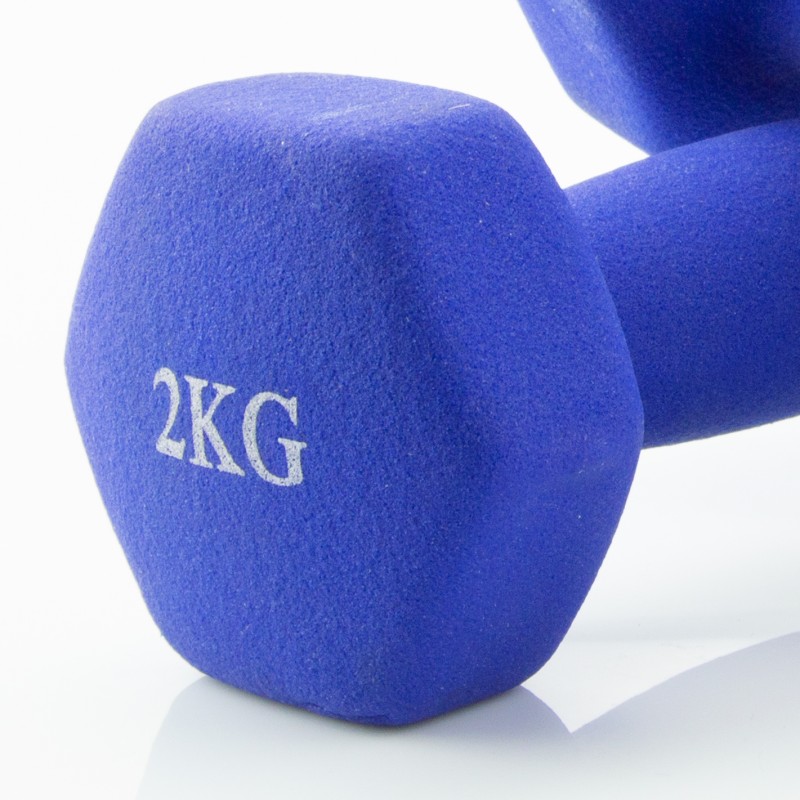 SET DE 2 PESAS (2 KG o 4 KG CADA UNA)