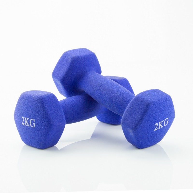 SET DE 2 PESAS (2 KG o 4 KG CADA UNA)