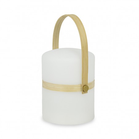 COMPACT LED TABLE LIGHT WITH BAMBOO HANDLE