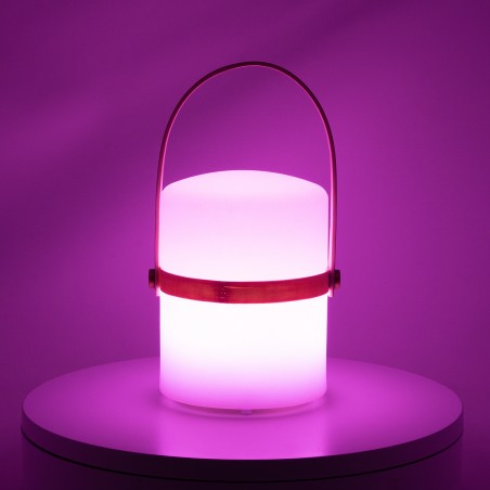 LED Przenośny stół LED LED z bambusa ASA