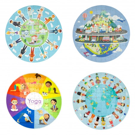 JUGUETE PUZZLE CIRCULAR DE DIBUJOS - assortiment
