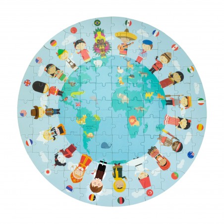 Circulaire puzzel speelgoed tekeningen - assortiment