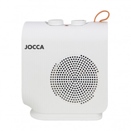Jocca Aquecedor de mesa 2000W com função de calor e ventilador, termostato ajustável e proteção contra superaquecimento