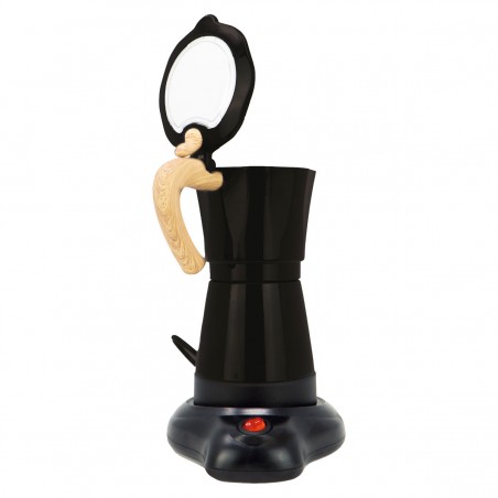 Cafetière italienne électrique noir