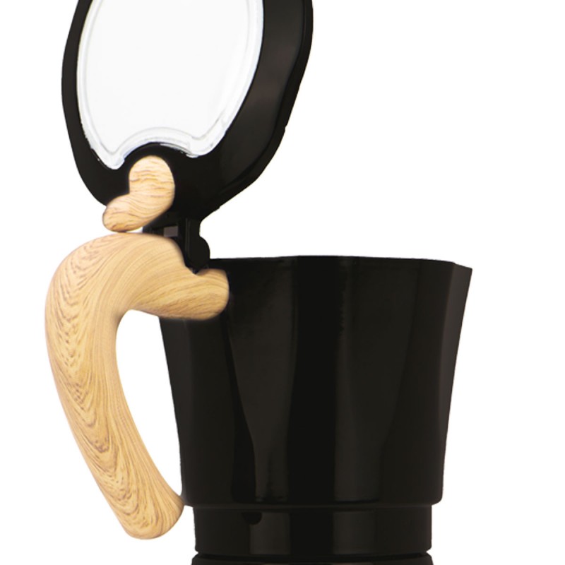 Máquina de café elétrico preto elétrico