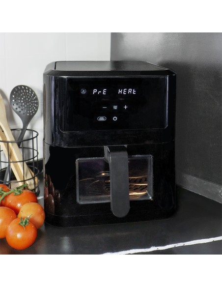 8L BLACK AIR FRYER WITH WINDOW 2