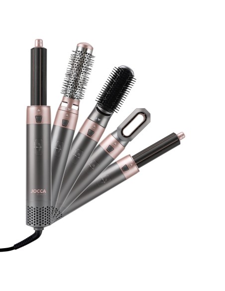 Brosse à air chaud avec des têtes 5 1000W