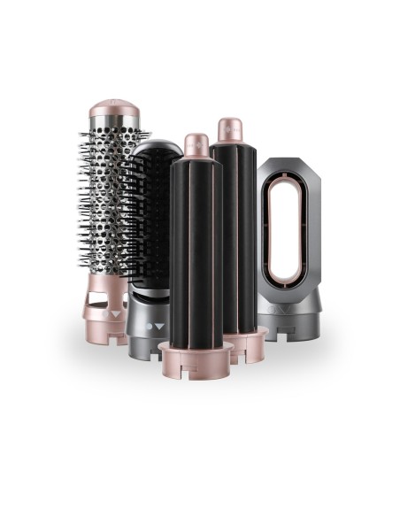 Brosse à air chaud avec des têtes 5 1000W 2