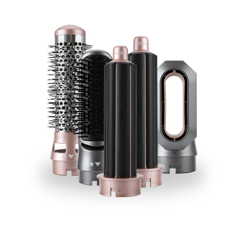 Spazzola ad aria calda con 5 teste da 1000 W