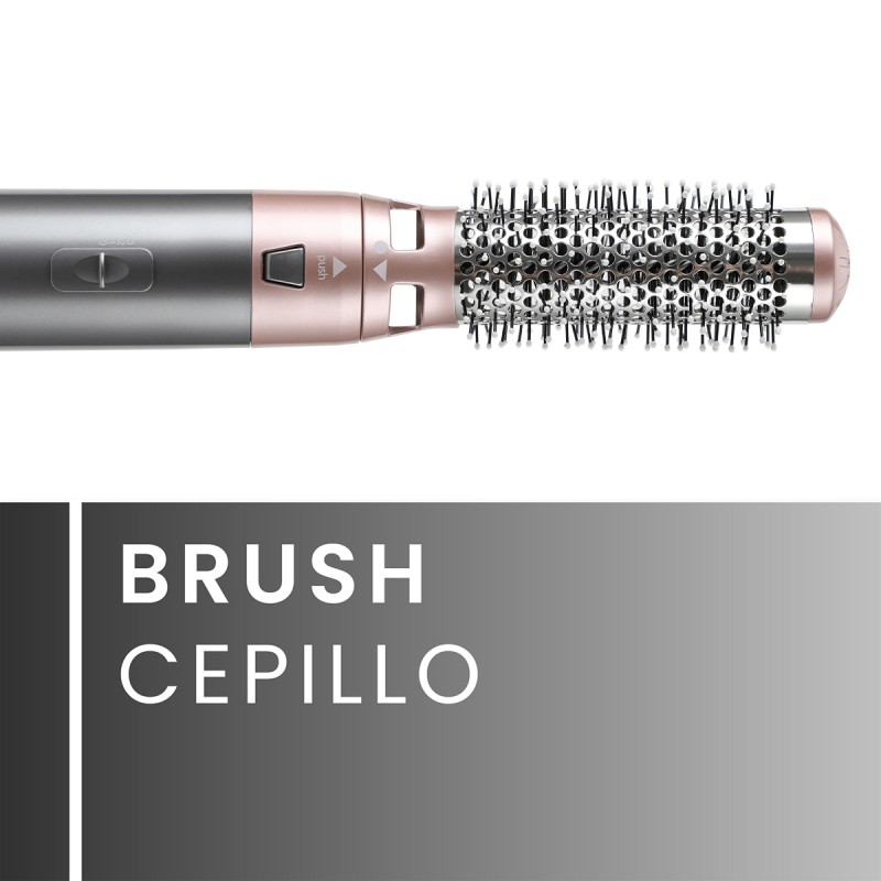 Brosse à air chaud avec des têtes 5 1000W