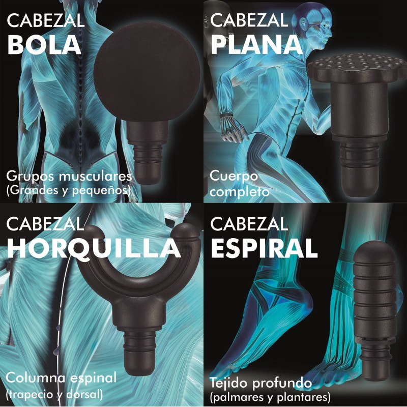 Masažna pištola z 9 hitrostmi