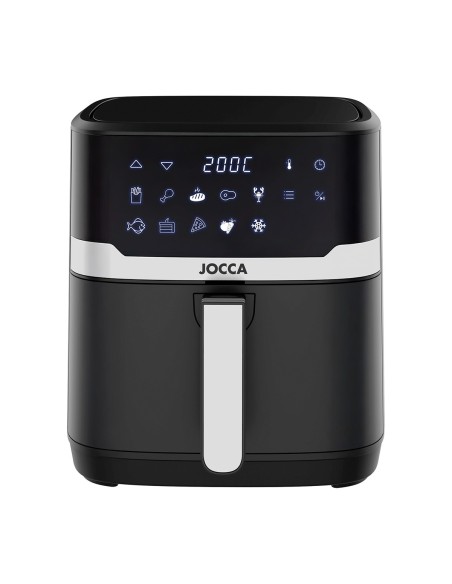 Friteuse d'air numérique 6.5L noir et argent