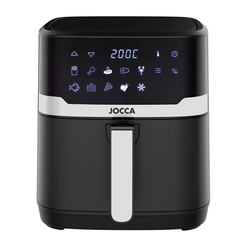 Freidora de Aire Digital 6,5L Negra y plata