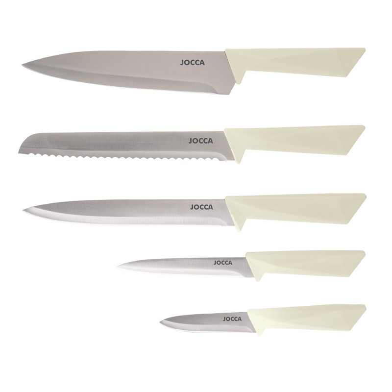 Tacoma mit 5 Messer Edelstahlcremefarbe oder...