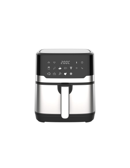 Digital luftfryser 6.5l sølv