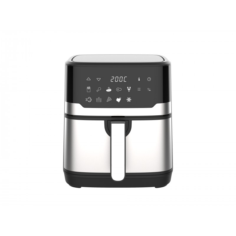 Digital luftfryser 6,5L sølv