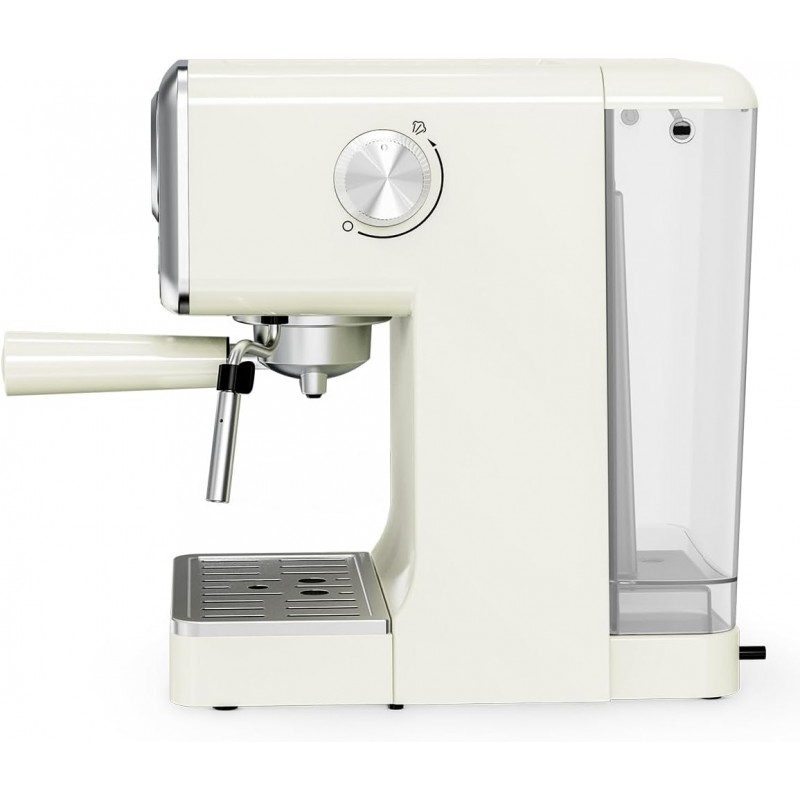 Retro espresso-apparaat 15 bars met afneembare...