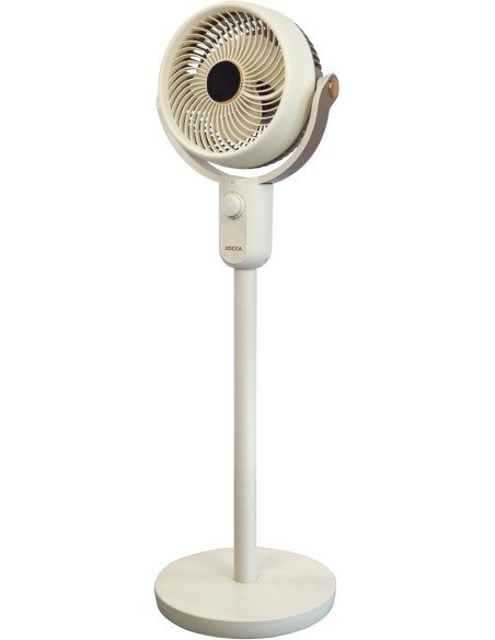 VENTILADOR DE PIE OSCILANTE CREMA