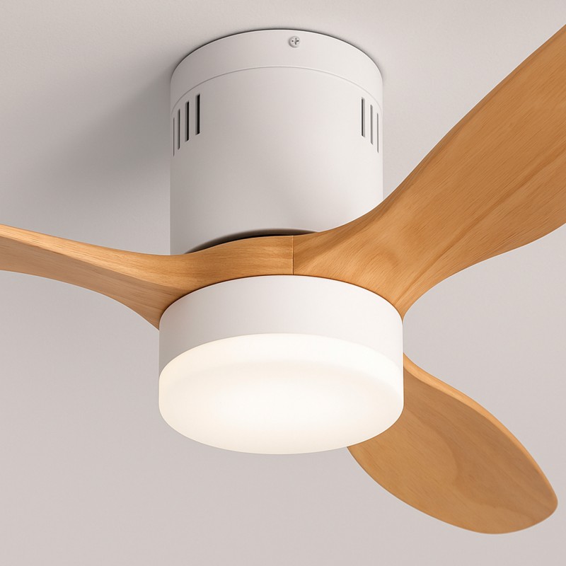 Loft ventilator med lys og sommerfunktion / vinter