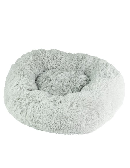 Cama de cabelo redonda para animais de estimação
