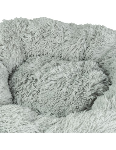 Cama redonda de pelo para mascotas