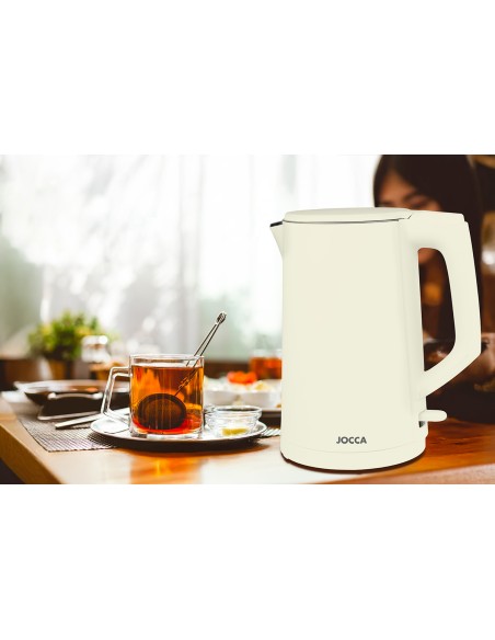 HERVIDOR ELÉCTRICO RETRO 1,7L ACERO INOXIDABLE 1500W