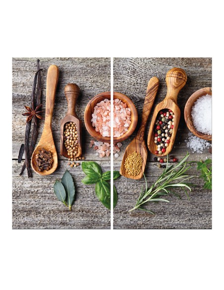 Conjunto de 2 Capas 52x30 cm Vitrocerâmica